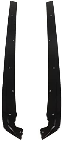 Heckstoßstangen-Seitensplitterklappen, Universal-Auto-Seitenschweller-Rocker-Splitter, Hochglanz-Schwarz-Heckstoßstangenlippen-Splitterflügel, Ersatz für 5er G30 G31 M Sport 2017-2022