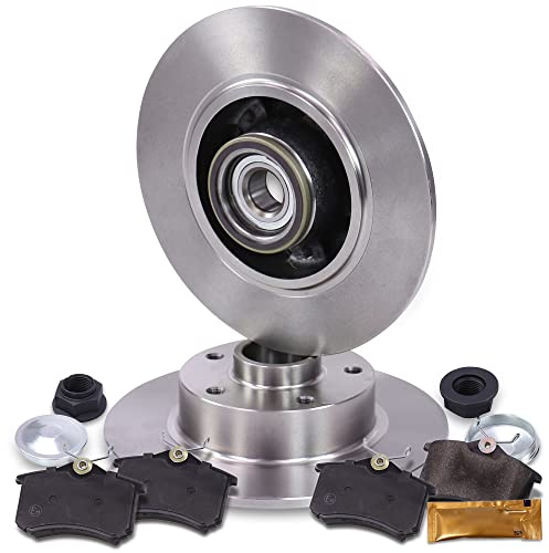 ATEC Germany Bremsenset Hinterachse inkl. Bremsscheiben Ø 260 mm Voll + | Kompatibel mit: RENAULT CLIO IV, GRAND SCÉNIC III, MEGANE CC, MEGANE III Grandtour, SCÉNIC III