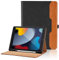 Case for iPad 9th Generation/iPad 8th Generation/iPad 7th Generation iPad Case 10.2 inch PU Leather Smart Cover with Pocket & Pencil Holder, Auto Wake/Sleep Function - Black