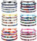 Morfetto 24 Stück Boho Fußkettchen Für Damen Herren Handgefertigte Freundschaftsarmbänder Farbige Surfer Armband Damen Set Für Strandurlaub & Festival (Größenverstellbar, Wasserdicht) Flechten