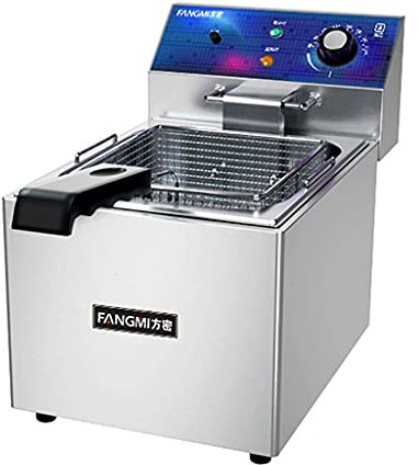 Cesta para freidora de grasa comercial Cesta para freidora de grasa comercial, freidora profunda, acero inoxidable, cilindro simple/doble eléctrico con cesta y control de temperatura, perfec