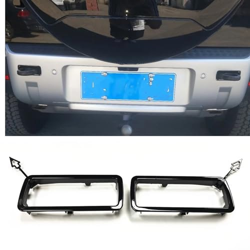 2 pz ABS Auto Paraurti Posteriore Rimorchio Gancio di Traino Trim Telaio di Copertura per Land Rover Defender 90 110 LR149776 2020-2024