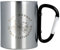 Spruchreif | Doppelwandige Edelstahltasse mit Karabinerhaken und hochwertiger Gravur | Outdoor Gadgets | Geschenk Camping | Campen | „The Journey…“ - 300 ml