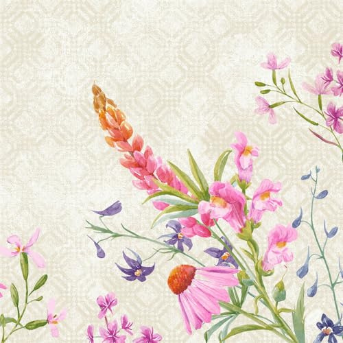 Duni Klassik Servietten Floret 50 Stück 1er Pack