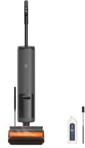 OSOTEK H200 Pro Plus Nass- und Trockensauger, kabelloser Wischsauger mit 100 °C Bürste Selbstreinigung, Heißlufttrocknung, Kantenreinigung, 180° schwenkbar für leichte Reinigung unter Möbeln