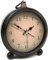 Azyh Retro Wecker mit Nachtlicht, Old Fashion Nachttisch Uhr Batteriebetrieben, Vintage Lauter Wecker für Schlafzimmer, Kein Ticken, Snooze, Einfache Einrichtung, Metall Uhr Geschenk für Freund