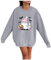 Halloween kostüm Damen Damen, Kapuzenpullover mit süßem Halloween-Print Weiße Fleecejacke Damen (Dark Blue, S)