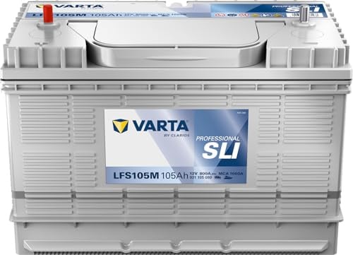 Batterie VARTA Professional SLI LFS105M - 12V 105Ah 800A - 931105080 - Pour petits bateaux