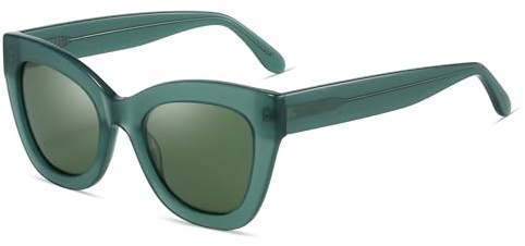 ZENOTTIC Gafas de Sol Polarizadas para Mujer: Ojo de Gato Retro Vintage Estilo Cat Eye Moda Protección UV400