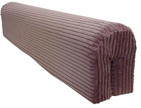 Leanbe Bettkantenschutz für Kinderbetten Kissen für bettumrandung Rausfallschutz Abdeckung Kantenschutz für Babybett (LILA Cord, 80cm)