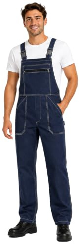 BWOLF ANAX 100% coton Salopette de Travail Homme Salopettes et Combinaisons de Sécurité Coton 5 poches
