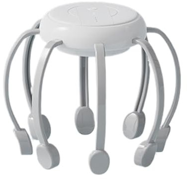 Masajeador eléctrico para cabelludo - Masajeador de cabeza para el cabelludo, rascadora automática Octopus | Rascador de cabeza recargable para el cabello con 5 modos de vibr