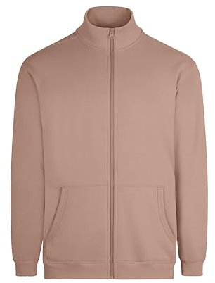 Mukua SZ270U Cooper Sweat Unisexe Fermeture éclair Couleur Rose pâle Taille 3XL, Rose pâle, 3XL