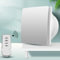 Vcyex Aspiratore Bagno Silenzioso-con Telecomando/valvola Di Ritegno/timer Aspiratore Bagno Aspiratore Cucina Ventola Aspirazione Adatto Per Bagno, WC, Cucina, Cantina, Ufficio