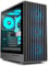 FOIFKIN K6 PC Case - Pre-Installed 6 PWM ARGB Fan(3x 140mm and 3x120mm), ATX Mid-Tower Gaming PC Case, With Type-C,Black