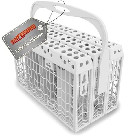 Self Spares - Besteckkäfig Geschirrspülerkorb 3-in-1 Modulares Design Passend für die meisten Geschirrspüler 23x13x22cm