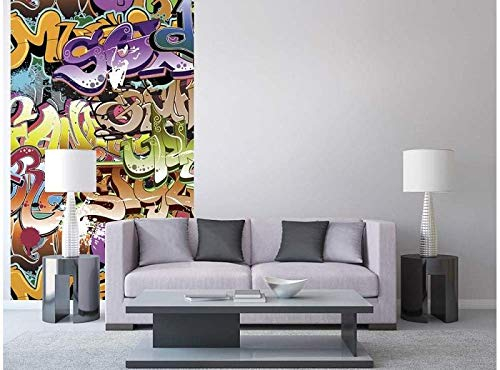 Vlies Fototapete GRAFFITI 150 x 250 cm | Vliestapete - Wandtapete inklusive Kleister | PREMIUM VLIES QUALITÄT