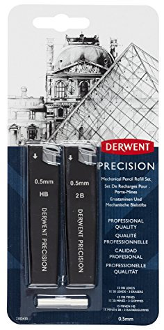 Derwent Derwent set mine di ricambio 2 x 15 HB 0,5 - 2302430