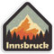 2 x 10 cm Innsbruck Österreich Vinyl-Aufkleber – Ski-Berg-Gepäck-Aufkleber #31213 (10 cm breit)