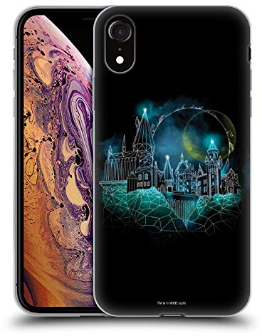 Head Case Designs Offizielle Harry Potter Hogwarts Deathly Hallows XVIII Gel Handyhülle Hülle [Militärischer Schutzgrad] Kompatibel mit Apple iPhone XR