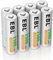 EBL AA Akku 2500mAh - wiederaufladbare AA Batterien Typ NI-MH 8 Stück, 1.2V Mignon Akkubatterien