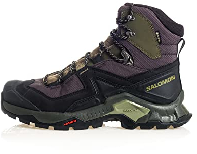 Salomon Quest Element Gore-Tex wasserdichte Herren Outdoorschuhe, Outdoor-bereit, Geländegängige Stabilität, Outdoor-Musthaves, Black, 49 1/3