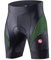 Eco-daily Herren Radhose gepolstert Fahrrad Reithose Halbhose Bike Bike Tights (Schwarz-Grün-1, XXXX-Large)