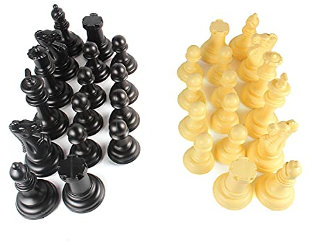 Schach Schachfigur Freilandspiel Gartenschach Großfeldschach Großfeldschachfiguren Königshöhe 25 cm