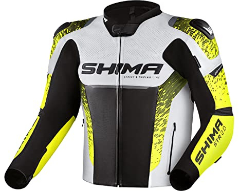 SHIMA Herren STR 2.0 Motorradjacke, Fluo, 54