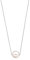 XENOX® Halskette mit Perlen-Anhänger - Damen Halskette aus hochwertigem 925/- Sterlingsilber