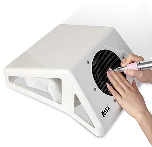 65W Nails Suction Vacuum Cleaner Nail Dust Collector Electric Manicure Pedicure Cleaning Extractor Acrylic UV Gel Polish Glue Nails Fan Machine