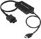 Wii-zu-HDMI-Adapter mit HDMI-Kabel, Wii-zu-HDMI-Konverterstecker mit Full HD 1080p/720p Videoausgang und 3,5 mm Audio – unterstützt alle Wii-Display-Modi (schwarz)