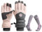 Handschuhe Damen Skihandschuhe Skisocken Wasserdicht Outdoor Touchscreen Winter Flauschige Thermo Sport Ski Snowboard Lauf Joggen Fahrrad MTB Motorrad Skifahren Wandern Radfahren Wintersport (Rosa)