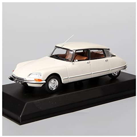 HOPEYS Modellauto 1:43 for Citroen DS 23, Modellauto, Vintage-Sammlerauto, Druckguss-Miniaturauto, weiß lackiert