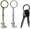 Eowppue 3-Piece Outdoor Multi-tool Set: Mini Vernier Caliper Keychain & Portable Screwdriver Keychain Kit – Phillips/Flathead Key Ring Tool Set – Handy Camping Gadget Gift for Men