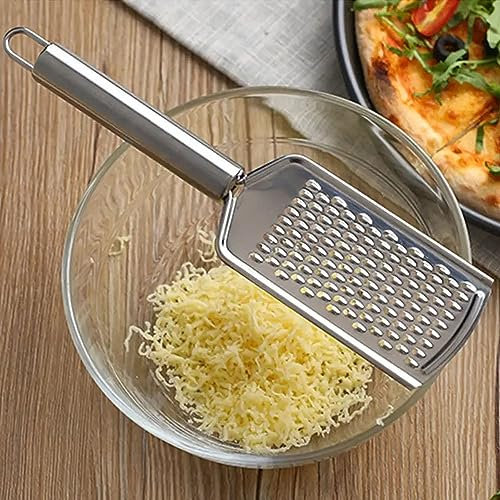 Stainless Steel Paddle Grater Compact Cheese Grater Lemon Zester Food Shredder Hand Held Kitchen Utensil