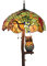 Bieye L30766 Stehlampe im Tiffany-Stil mit 45,7 cm breitem Lampenschirm, Eulen-Seitenlampe, 4-flammig, 165,1 cm hoch