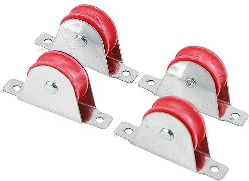 Keebgyy 4Pcs 4cm Diameter Universal Ladder Pulley Wheel, Ladder Accessories, Extension Ladder Pulley Kit Replacement, Replacement Parts Ladder Accessories, Ladder Replacement Part, Extension Ladder