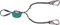 Climbing Technology Top Shell Twist W, Via Ferrata Unisex Adulto, Verde, Taglia Unica
