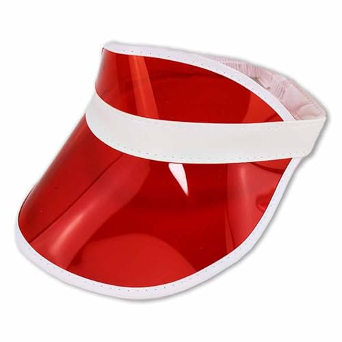 BEMIRO Sonnenvisier rot als Cap Sunvisor