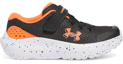 Under Armour Surge 4 Kids, Black Ares Red Ares Red, 34 EU