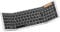 ProtoArc Foldable Bluetooth Keyboard with Number Pad | XK01 Full-Size Folding Portable Keyboard for Windows iOS Android Tablet | QWERTY UK Layout - Silver & Black
