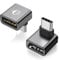 BCLINK 10 Gbit/s USB C auf USB Adapter (2 Stück), 90 Grad Rechtwinkliger Stecker auf A 3.2-Buchse, Konverter für iPhone 16, 15 Serie, iPad, MacBook und Mehr