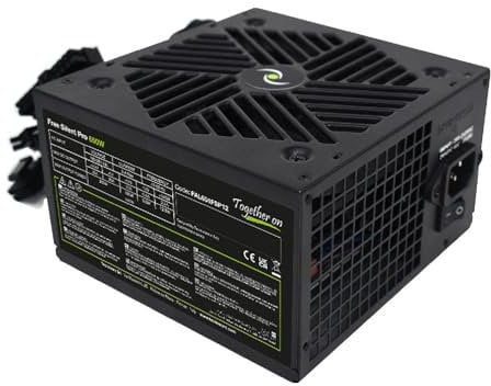 Tecnoware Power Systems Alimentatore Free Silent PRO 650 per PC Evoluti con Scheda Grafica NVIDIA GeForce GTX - RTX, Ventola Silenziosa, connettori PCI-E, CPU 4+4, SATA, Molex