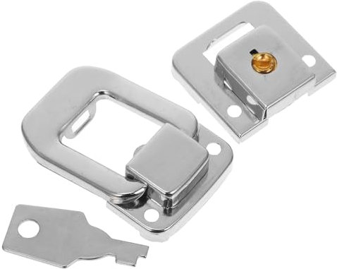 Uonlytech Metal Hasp Latch Suitcase Lock Buckle Jewelry Box Lock Guitar Case Latch Iron Latch for Luggage Quick Access