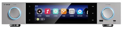 FiiO S15 Streamer Network Player Music Service, Android 12 Snapdragon 660, AKM DAC AK4191+AK4499EX, 7.84-inch Screen, HDMI/ARC DAC (Silver)