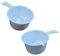 2 White Microwave Saucepan with Handle - Small Microwave Dish - Microwave Cooking pan - 500ml 0.5L Saucepan - Milk pan - Soup pan.