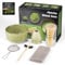 7 Pcs Matcha Tea Set,Matcha Whisk Kit with Bamboo Whisk, Ceramic Bowl, Scoop & Holder,Complete Matcha Making Kit for Traditional Japanese Tea Ceremony,Handmade Matcha Making Kit for Tea Drinking