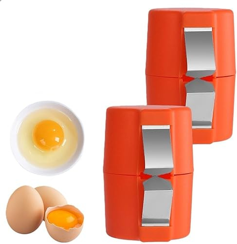 Egg Shell Opener, Hard Boiled Egg Peeler, 2025 Upgrade Boiled Egg Peeler, Stainless Steel Egg Slicer for Hard Boiled Eggs, Egg Peeling Tool, Egg Shell Cutter for Boiled Egg