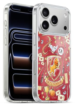 Head Case Designs Offizielle Harry Potter Gryffindor Muster Deathly Hallows XIII Gelhülle [Militärischer Schutzgrad] Kompatibel Mit Apple iPhone 17 Pro Und Kompatibel Mit MagSafe